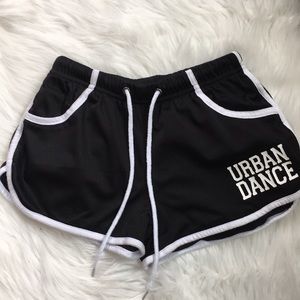 Urban Dance Black #23 Dance shorts size XS 10 Kids